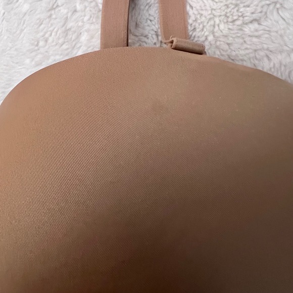 SKIMS Women's Ultimate Push-Up Strapless Bra Clay Tan BA-BAN-3208 40DD NEW - Picture 6 of 11
